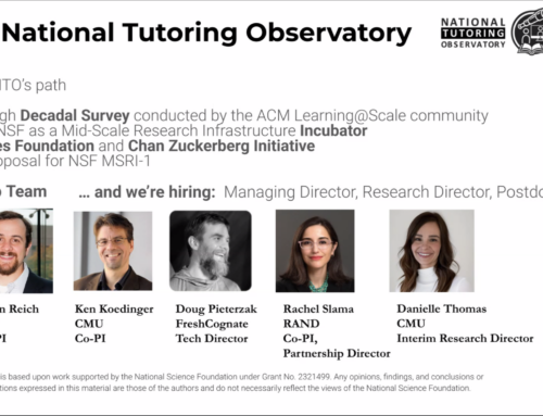 National Tutoring Observatory Webinar with Rene Kizilcec