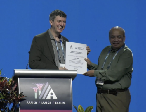 Ashok Goel Honored with the AAAI Robert S. Engelmore Memorial Lecture Award at AAAI 2026