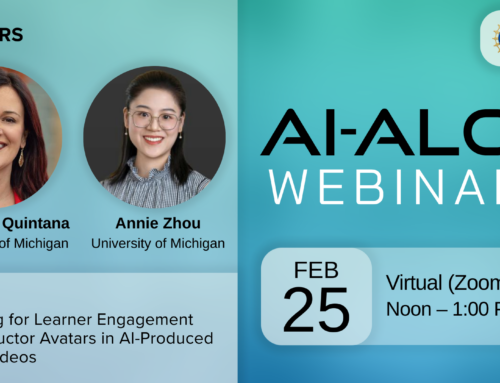 AI-ALOE Webinar: Rebecca Quintana and Annie Zhou (University of Michigan)